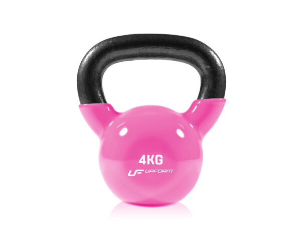 Hantla winylowa żeliwna Kettlebell 4 kg – UpForm