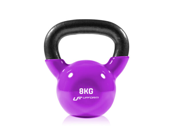 Hantla winylowa żeliwna Kettlebell 8 kg – UpForm