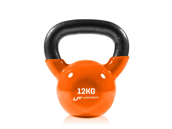 Hantla winylowa żeliwna Kettlebell 12 kg – UpForm