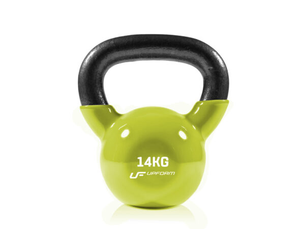 Hantla winylowa żeliwna Kettlebell 14 kg – UpForm