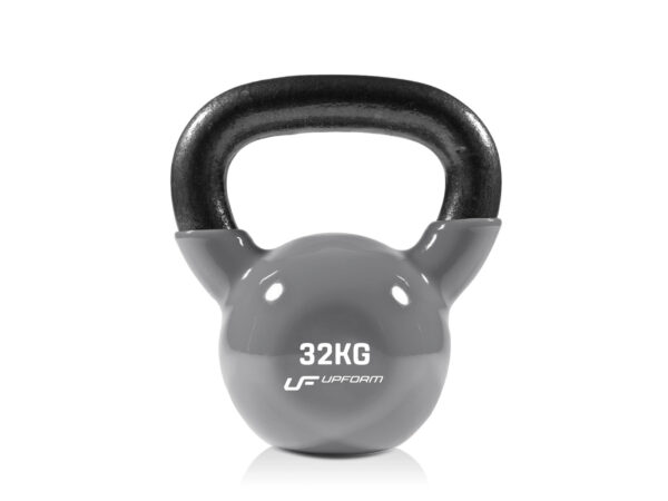 Hantla winylowa żeliwna Kettlebell 32 kg – UpForm