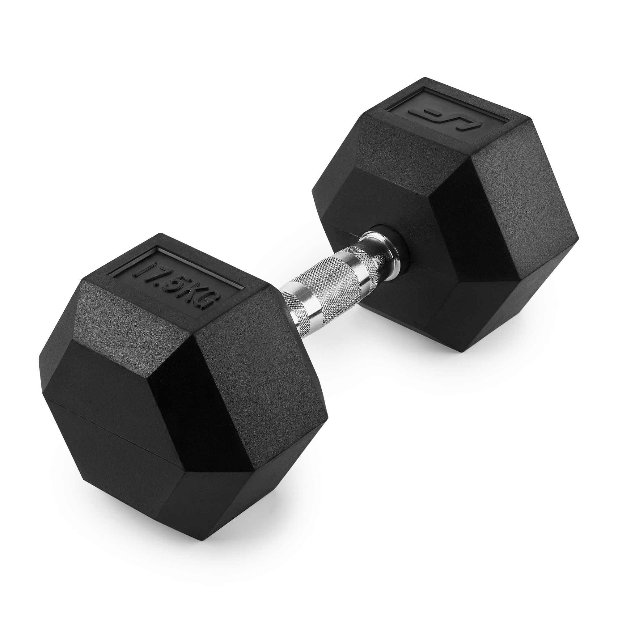 Hantla żeliwna gumowana HEX 17,5 kg - UpForm