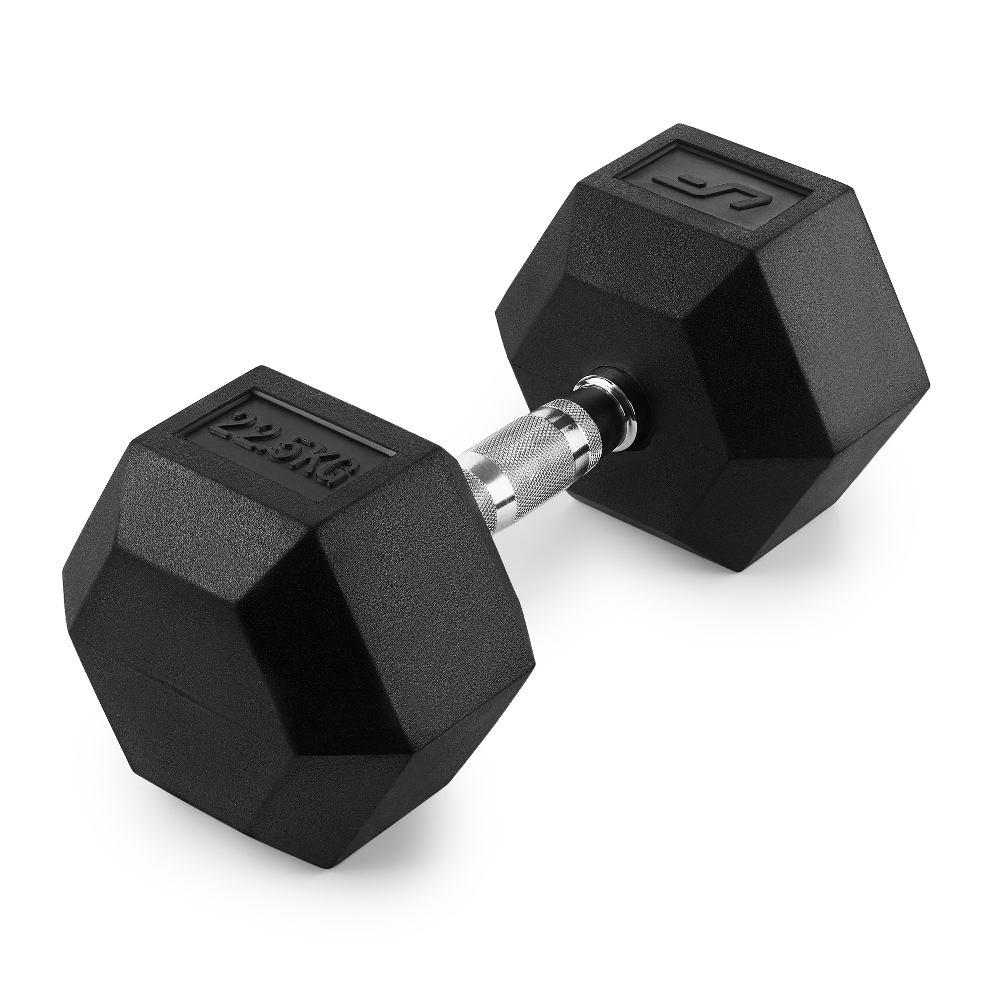 Hantla żeliwna gumowana HEX 22,5 kg - UpForm