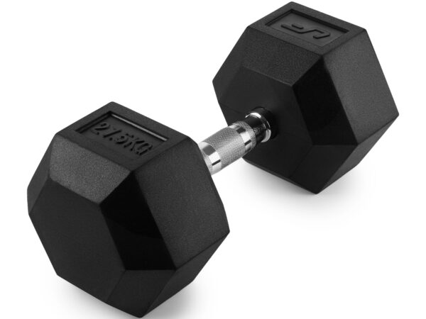 Hantla żeliwna gumowana HEX 27,5 kg - UpForm
