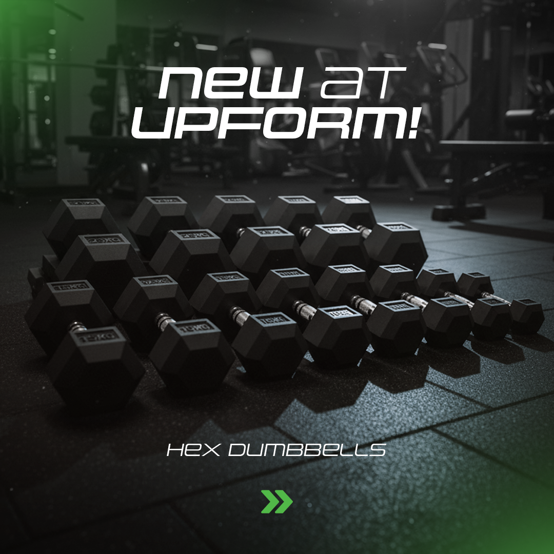 Hantla żeliwna gumowana HEX 27,5 kg - UpForm - obrazek 2