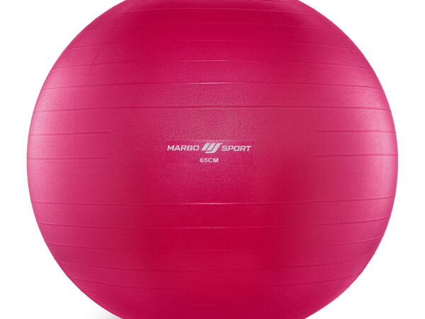 Piłka gimnastyczna Anti-Burst 65 cm różowa Marbo Sport