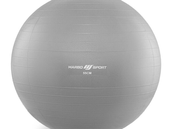 Piłka gimnastyczna Anti-Burst 55 cm szara Marbo Sport