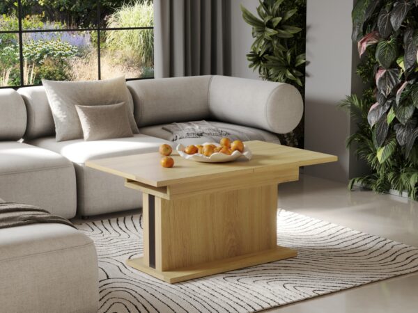 Ława do salonu rozkładana, podnoszona Solaris blat 110-170 cm | kolory do wyboru