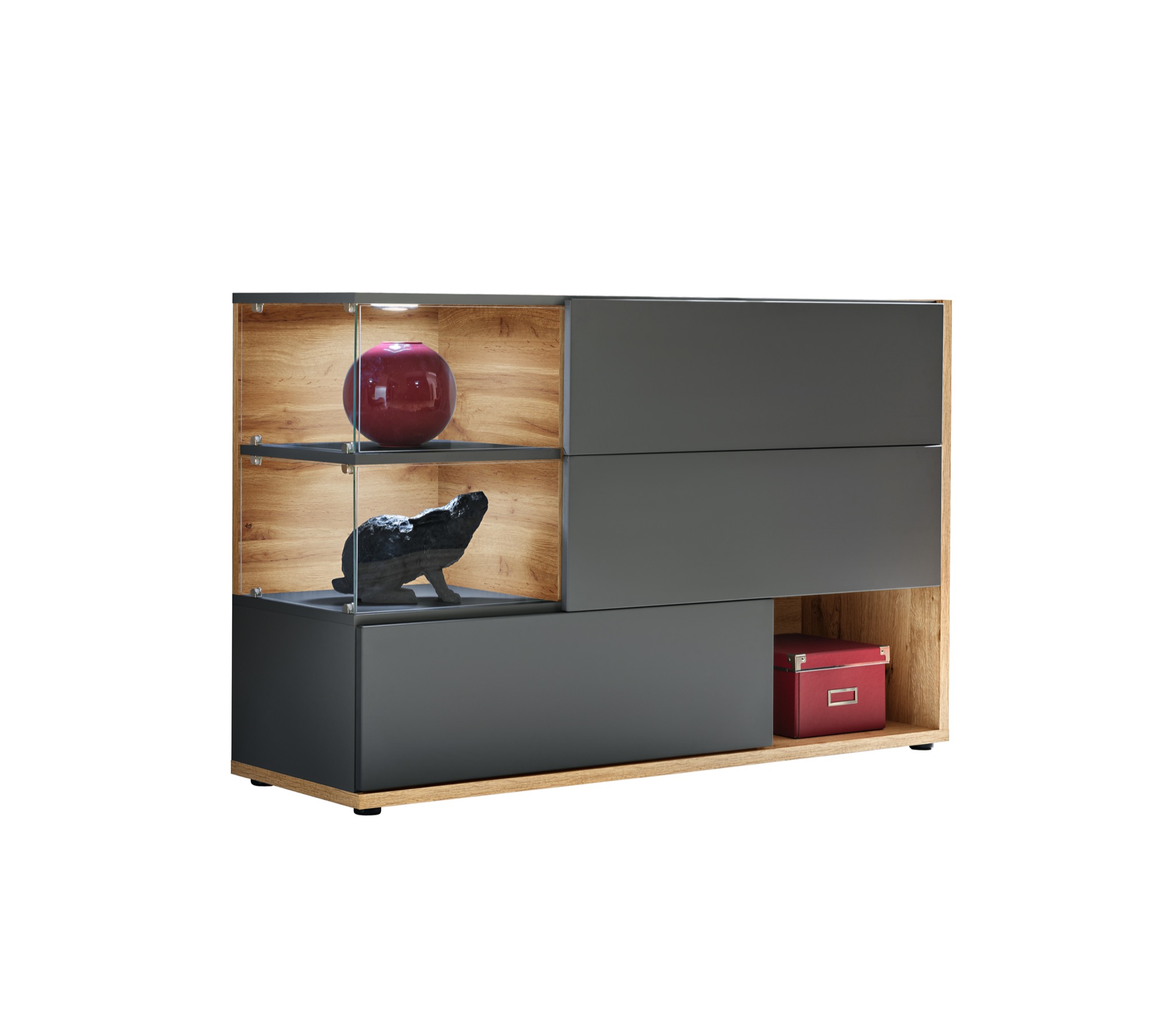 Silk komoda antracyt/wotan - obrazek 2