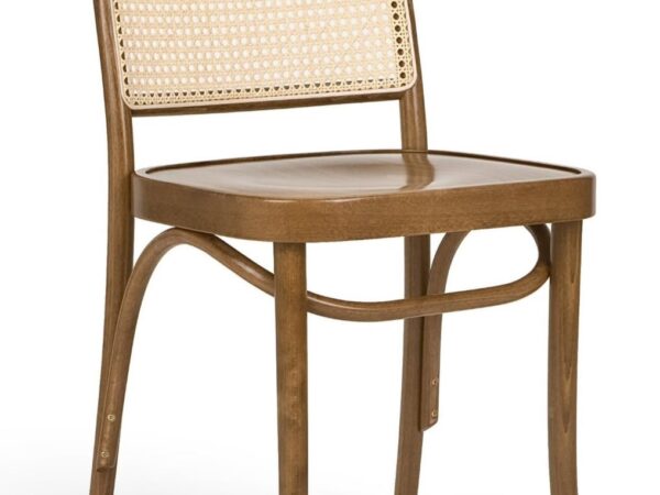 Krzesło drewniane CLASSIC bukowe oparcie mata Paged ( A-8136 )