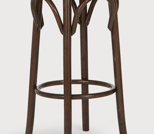 Taboret drewniany bukowy emaliowany Paged ( C-4368 )