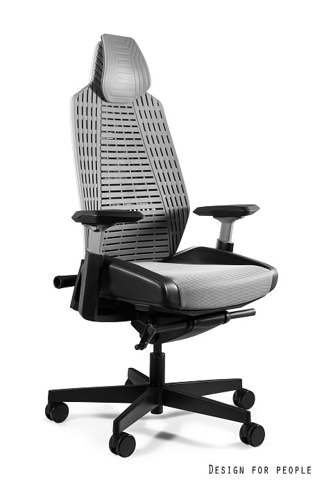 Fotel biurowy RONIN, ergonomiczny, elastomer, kolory Unique