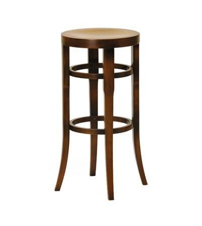 Taboret drewniany bukowy emaliowany Paged ( C-3580 )