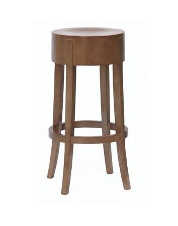 Taboret drewniany bukowy emaliowany  Paged ( C-4076 )