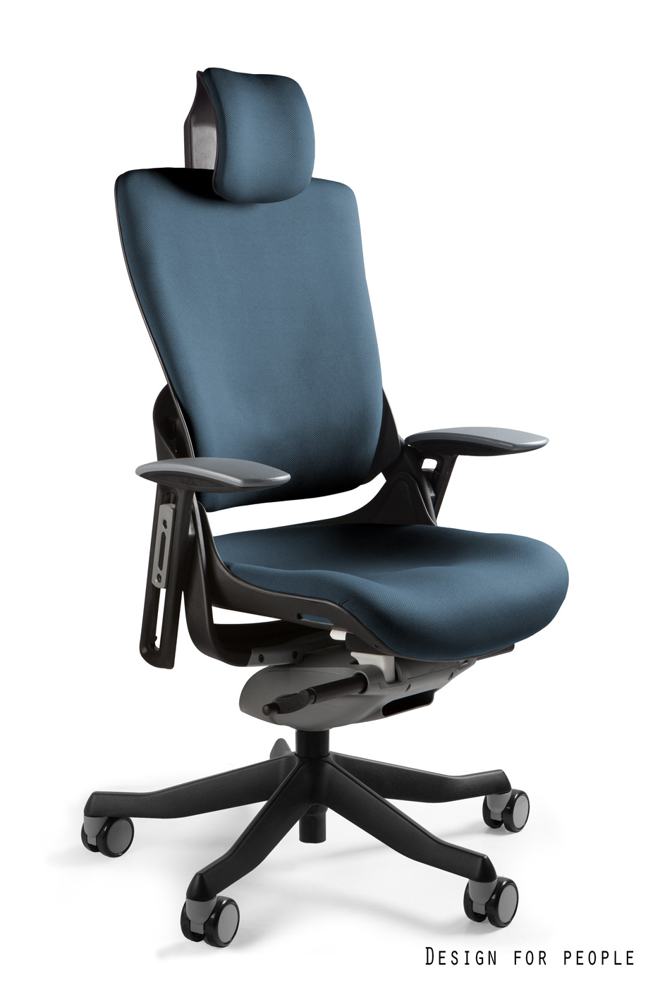 Fotel ergonomiczny WAU 2 czarny, tkanina 18 kolorów Unique - obrazek 16