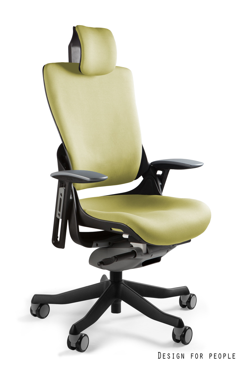 Fotel ergonomiczny WAU 2 czarny, tkanina 18 kolorów Unique - obrazek 12
