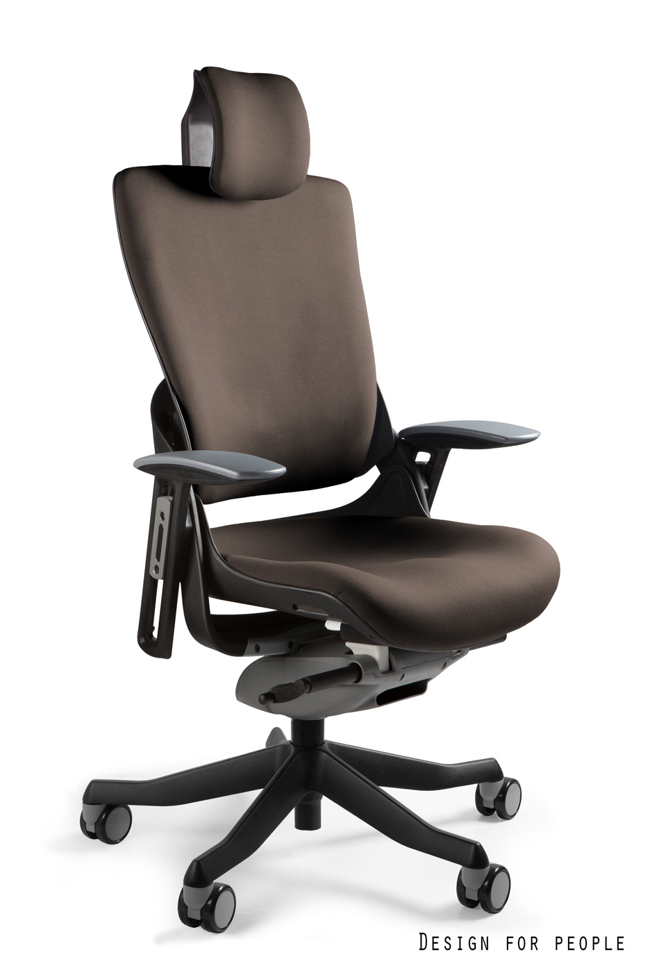 Fotel ergonomiczny WAU 2 czarny, tkanina 18 kolorów Unique - obrazek 11