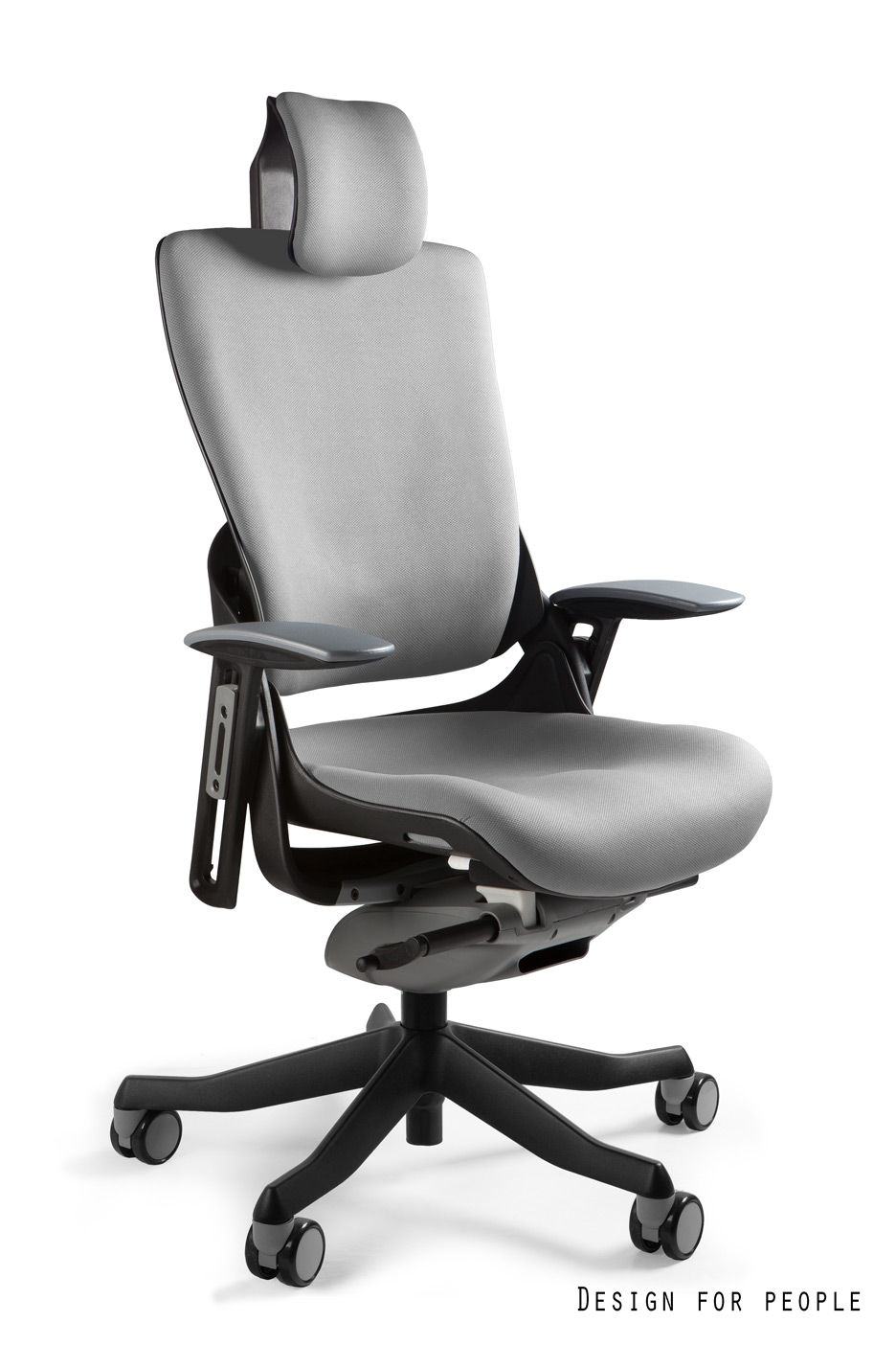 Fotel ergonomiczny WAU 2 czarny, tkanina 18 kolorów Unique - obrazek 18