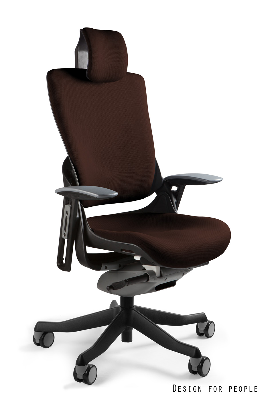 Fotel ergonomiczny WAU 2 czarny, tkanina 18 kolorów Unique - obrazek 8