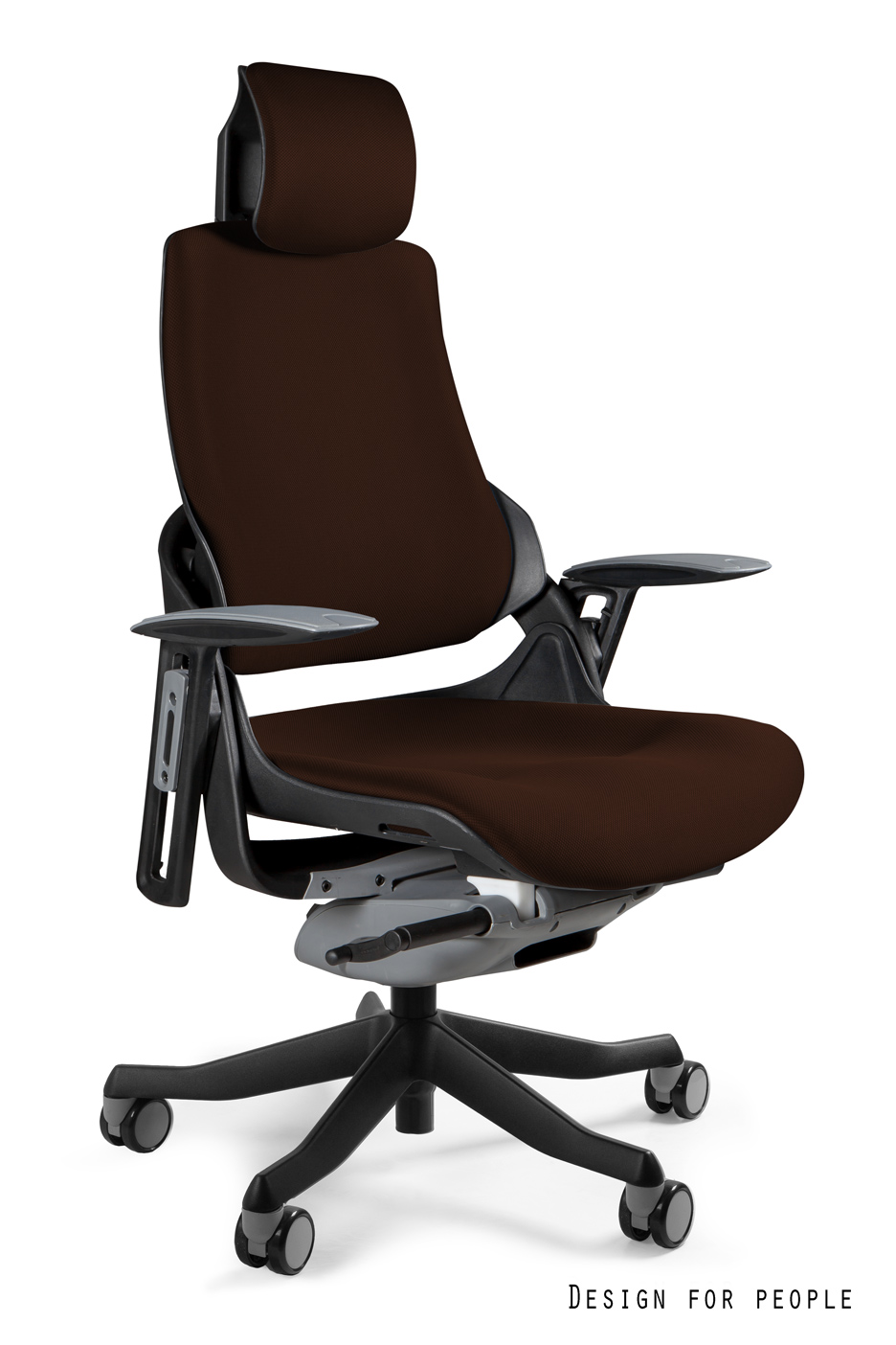 Fotel ergonomiczny WAU czarny, tkanina 18 kolorów, Unique - obrazek 8