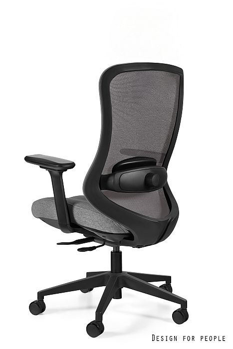 Fotel biurowy Unique Adapta M, ergonomiczny, siatka/tkanina, kolory - obrazek 4