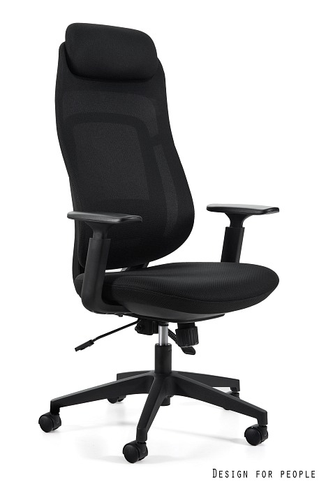 Fotel ergonomiczny Nexo, regulowany zgodny z BHP, Unique