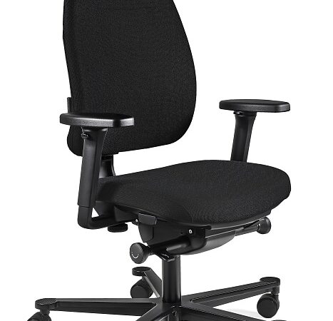 Fotel biurowy Magic M, ergonomiczny, tkanina, czarny, Unique