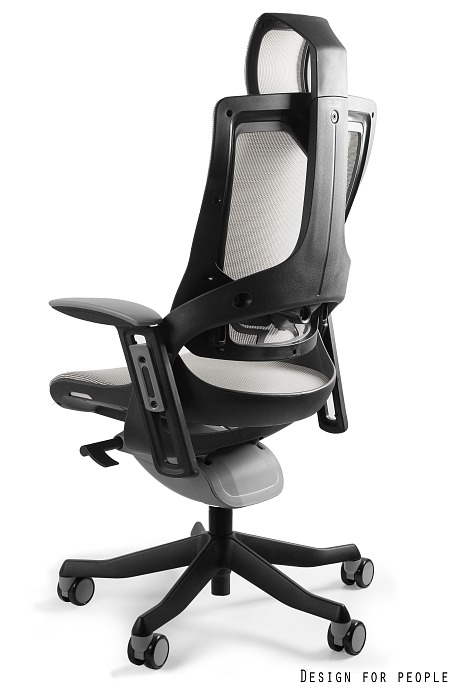Fotel ergonomiczny WAU 2 czarny stelaż, siatka kolory Unique - obrazek 2