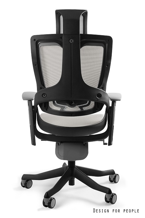 Fotel ergonomiczny WAU 2 czarny stelaż, siatka kolory Unique - obrazek 3