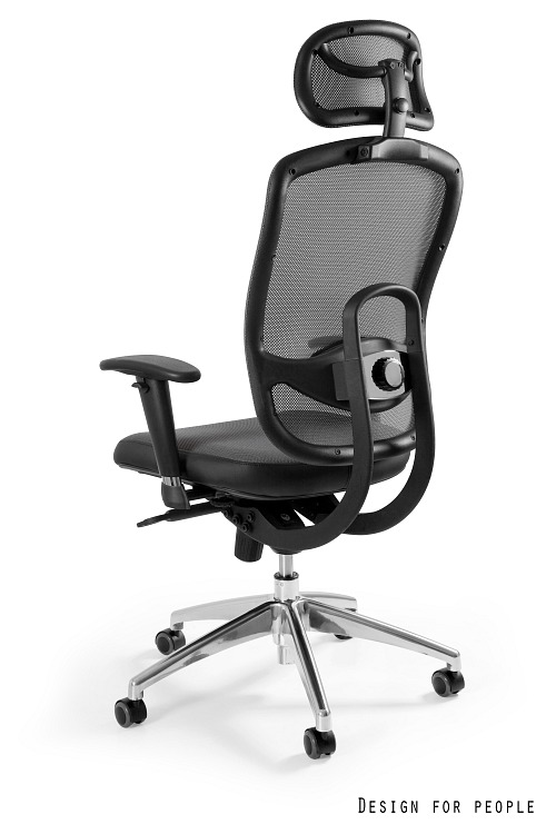 Fotel biurowy VIP, ergonomiczny, siatka/tkanina, 7 kolorów, Unique - obrazek 13