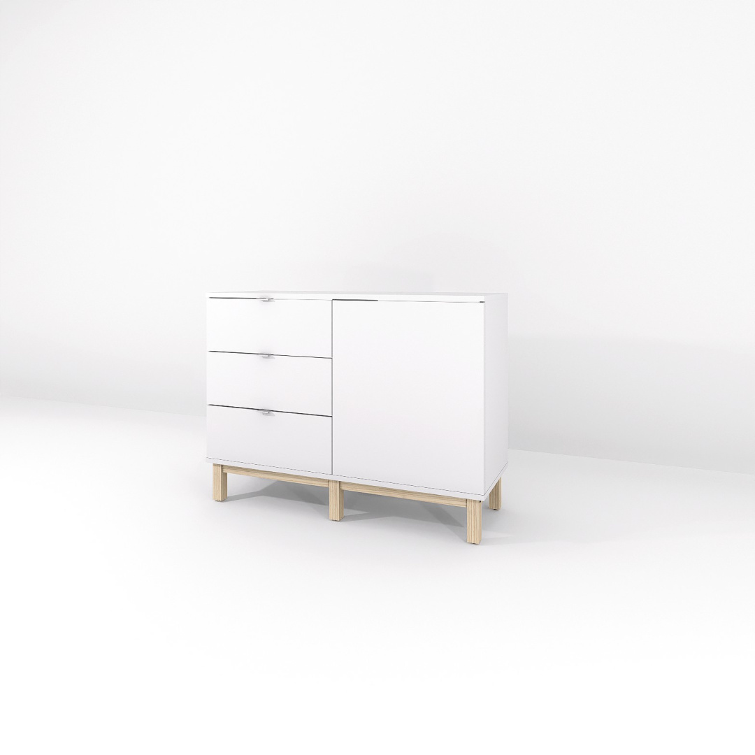 Komoda KOM-MODEL (1.2) z dwiema kolumnami i konfiguracją szerokości - obrazek 9